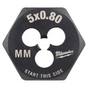 Milwaukee 49-57-5329 M5-0.80 mm 1-Inch Hex Threading Die