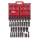 Milwaukee 49-66-6805 36PC SHOCKWAVE™ Impact Duty Socket 3/8” Drive Set with PACKOUT™