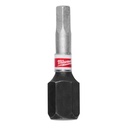 Milwaukee 48-32-4704 SHOCKWAVE™ Impact Duty 1" Hex 1/8" Insert Bits Bulk 25