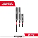 Milwaukee 48-32-4519 3PC SHOCKWAVE™ Impact Duty Magnetic Drive Guide Guide Set
