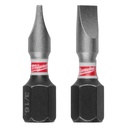 Milwaukee 48-32-4717 SHOCKWAVE™ Impact Duty 1" Slotted 3/16" Insert Bits Bulk 25
