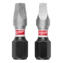 Milwaukee 48-32-4723 SHOCKWAVE™ Impact Duty 1" Square Recess #3 Insert Bits Bulk 25