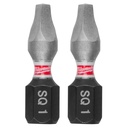 Milwaukee 48-32-4621 SHOCKWAVE™ Impact Duty 1" Square Recess #1 Insert Bits (5 PK)