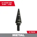 Milwaukee 48-89-9234 Step Drill Bit Set #4 - 2PC
