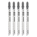 Milwaukee 48-42-5240 4" 10TPI T-Shank Wood High Carbon Steel Jig Saw Blades (5 PK)