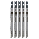 Milwaukee 48-42-0640 4" 10TPI U-Shank Wood High Carbon Steel Jig Saw Blades (5 PK)