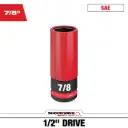 Milwaukee 49-66-7812 SHOCKWAVE™ Impact Duty 1/2" Drive 7/8" SAE Lug Nut Wheel Socket