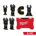 Milwaukee 49-10-9113 9 PC Universal Fit Oscillating Multi-Tool Blade Set