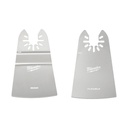 Milwaukee 49-25-2202 2 PC 2" Rigid and Flexible Scraper Universal Fit Oscillating Multi-Tool Blade Set