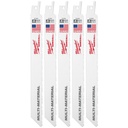 Milwaukee 48-00-5193 8" 10/14 TPI SAWZALL® Blade for Multi-Material (5 PK)