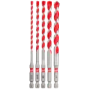 Milwaukee 48-20-9051 5PC SHOCKWAVE™ Impact Duty Carbide Hammer Drill Bit Set