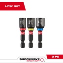 Milwaukee 49-66-4561 3PC SHOCKWAVE™ Impact Duty 1-7/8" Magnetic Nut Driver Set