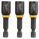 Milwaukee 49-66-4523 SHOCKWAVE™ Impact Duty 5/16” x 1-7/8” Magnetic Nut Driver (3 PK)