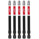 Milwaukee 48-32-4566 SHOCKWAVE™ Impact Duty 3-1/2" Phillips #3 Power Bits (5 PK)