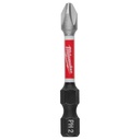 Milwaukee 48-32-4162 SHOCKWAVE™ Impact Duty 2" Power Bit Phillips #2 (25 PK)