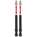 Milwaukee 48-32-4670 SHOCKWAVE™ Impact Duty 3-1/2" SQ1 Bit (2 PK)