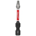 Milwaukee 48-32-4471 SHOCKWAVE™ Impact Duty 2" Square Recess #1 Power Bit
