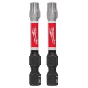 Milwaukee 48-32-4914 SHOCKWAVE™ Impact Duty 2"TORX® T30 Power Bits (2 PK)