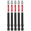 Milwaukee 48-32-4579 SHOCKWAVE™ Impact Duty 3-1/2"TORX® T25 Power Bits (5 PK)