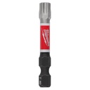 Milwaukee 48-32-4188 SHOCKWAVE™ Impact Duty 2"TORX® T40 Power Bits (25 PK)