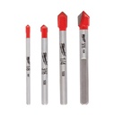 Milwaukee 48-20-8988 4PC Ceramic Tile and Glass Bit Set