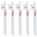 Milwaukee 48-00-5163 3-5/8" 18 TPI SAWZALL® Blade for Metal Scroll (5 PK)