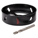Milwaukee 49-56-0300 4-3/8" Recessed Light Carbide Grit Hole Saw with Pilot Bit