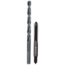 Milwaukee 49-57-5538 1/4"-28 NF Straight Flute Plug Tap & #3 Drill Bit