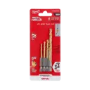 Milwaukee 48-89-4644 SHOCKWAVE Impact Duty™ RED HELIX™ Titanium Drill Bit Set – 4PC