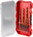 Milwaukee 48-89-4633 10PC SHOCKWAVE™ Impact Duty RED HELIX™ Titanium Drill Bit Set