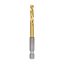 Milwaukee 48-89-4609 3/16" SHOCKWAVE™ Impact Duty RED HELIX™ Titanium Drill Bit