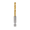 Milwaukee 48-89-4608 11/64" SHOCKWAVE™ Impact Duty RED HELIX™ Titanium Drill Bit