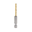Milwaukee 48-89-4604 7/64" SHOCKWAVE™ Impact Duty RED HELIX™ Titanium Drill Bit