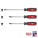 Milwaukee MT210 3/8" Slotted 8" Cushion Grip Demolition Screwdriver (USA)