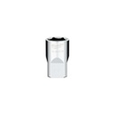 Milwaukee 45-34-9118 1/2" Drive Metric 17MM 6-Point Socket with FOUR FLAT™ Sides