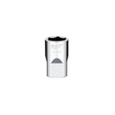 Milwaukee 45-34-9103 1/2" Drive 11/16" SAE 6-Point Socket with FOUR FLAT™ Sides
