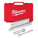 Milwaukee 48-22-9408 3/8" Drive 28pc Ratchet & Socket Set- SAE