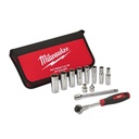 Milwaukee 48-22-9000 12pc 3/8" Drive SAE Socket Set