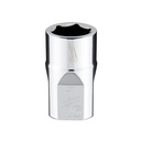 Milwaukee 45-34-9063 3/8" Drive 7/16" SAE Socket with FOUR FLAT™ Sides