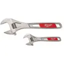 Milwaukee 48-22-7400 2 Pc. 6" & 10" Adjustable Wrench Set