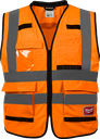 Milwaukee 48-73-5091 Class 2 High Visibility Orange Performance Safety Vest - S/M (ANSI/CSA)