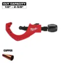 Milwaukee 48-22-4253 2-1/2" Quick Adjust Copper Tubing Cutter