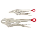 Milwaukee 48-22-3602 2 Pc. 10" CURVED JAW & 6" LONG NOSE TORQUE LOCK™ LOCKING PLIERS SET