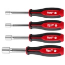 Milwaukee 48-22-2444 4pc SAE HollowCore™ Nut Driver Set