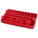 Milwaukee 48-22-9481 3/8” Drive 28pc Ratchet & Socket Set with PACKOUT™ Low-Profile Compact Organizer - SAE
