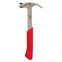 Milwaukee 48-22-9018 16oz Smooth Face Hybrid Claw Hammer