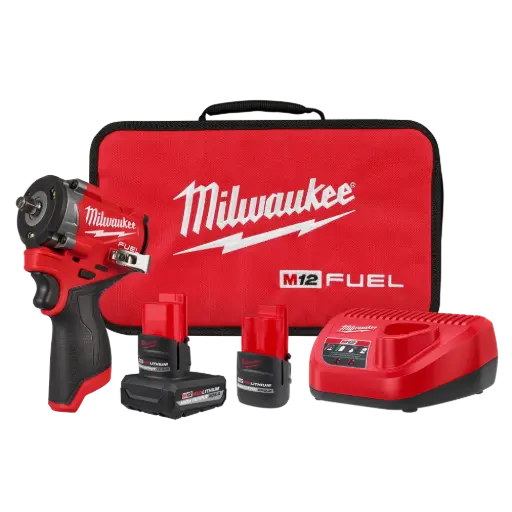 [MKE_2562-22] Milwaukee 2562-22 M12 FUEL™  Stubby 3/8" Impact Wrench Kit