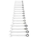 GEARWRENCH SET WR RAT COMB REV MET 16PC