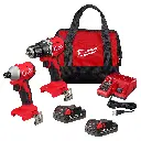 [MKE_3692-22CT] Milwaukee 3692-22CT M18™ Compact Brushless 2-Tool Combo Kit
