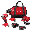 Milwaukee 3693-22CX M18™ Compact Brushless 2-Tool Combo Kit